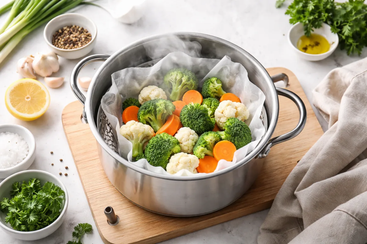 Comment réussir à cuire des aliments à la vapeur sans appareil spécial