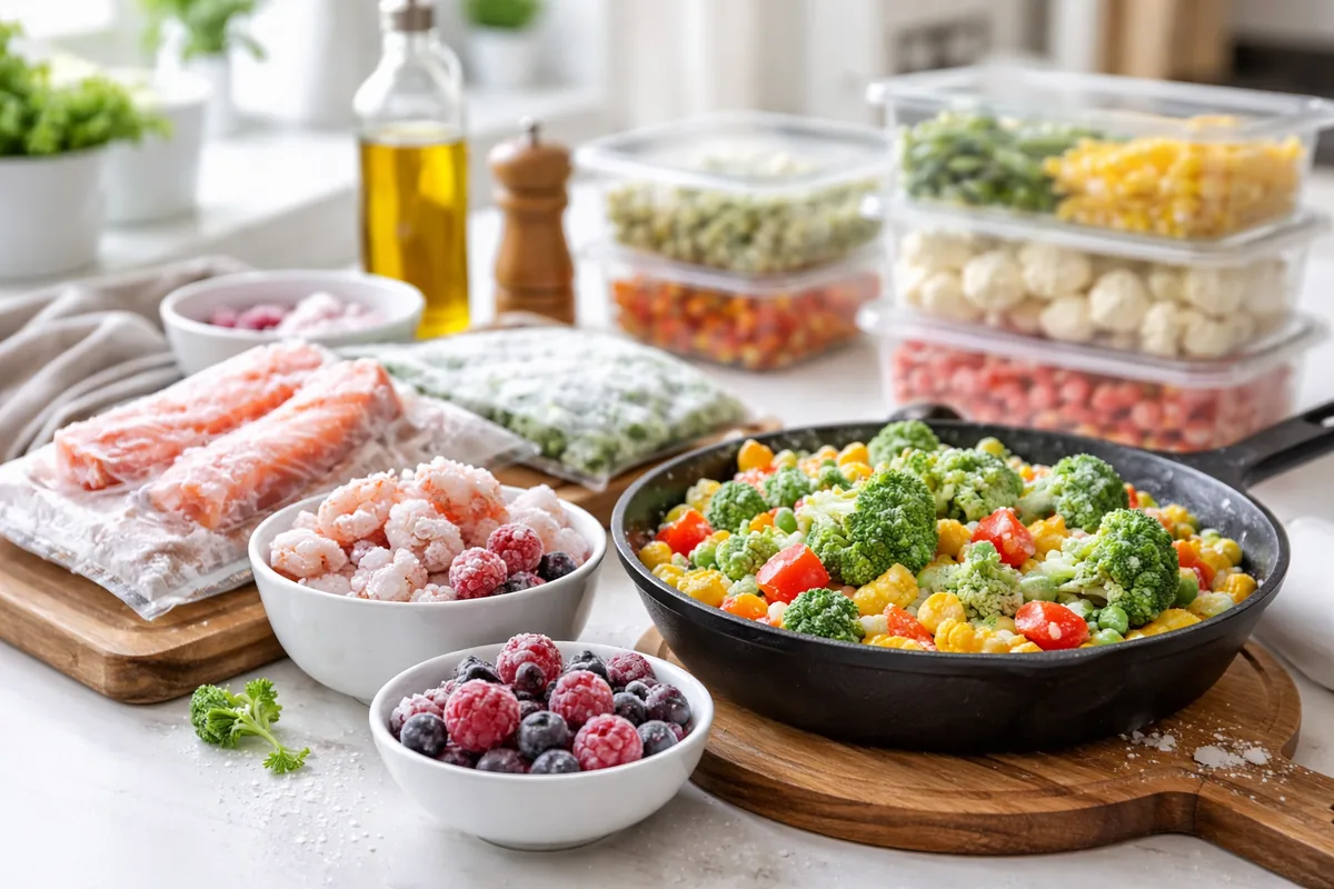 Comment cuisiner des aliments congelés sans les ramollir