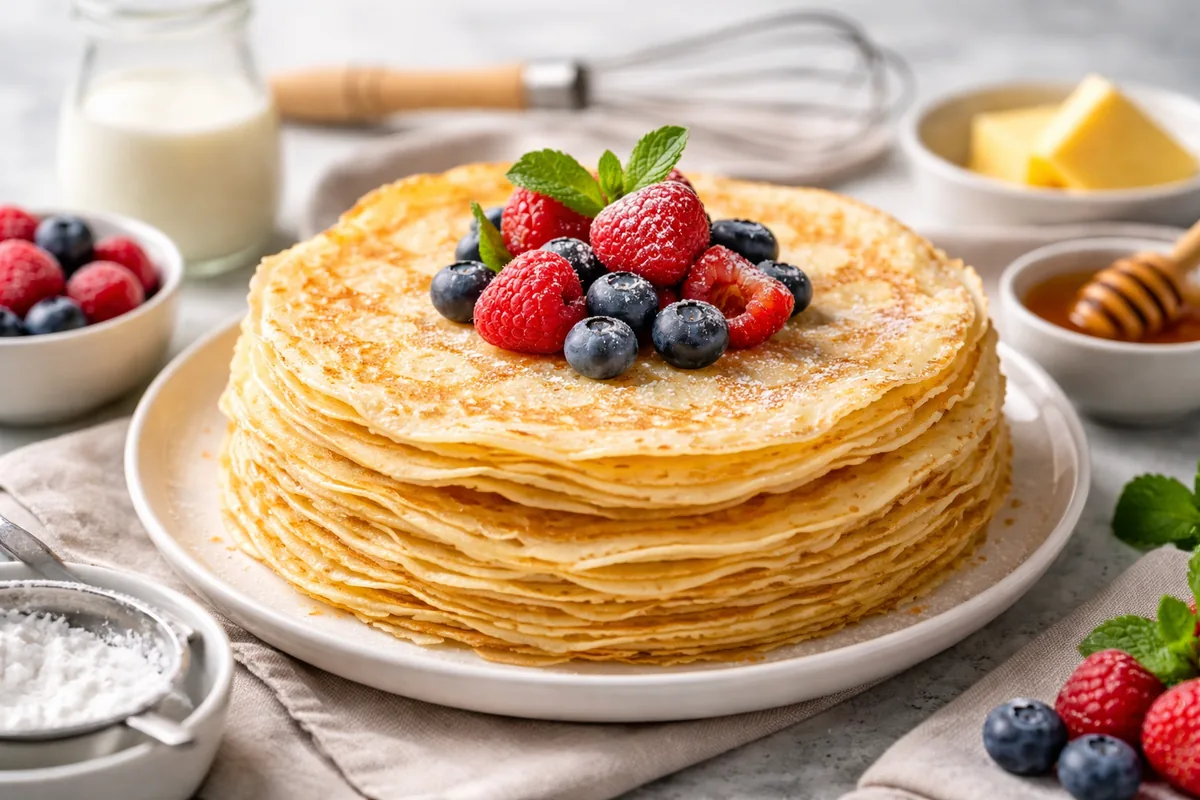 Comment cuisiner des crêpes fines et légères facilement