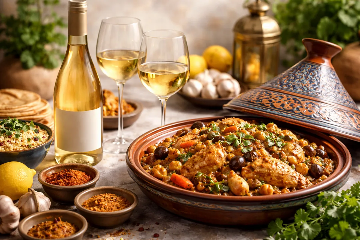 Quel vin servir avec un plat marocain épicé