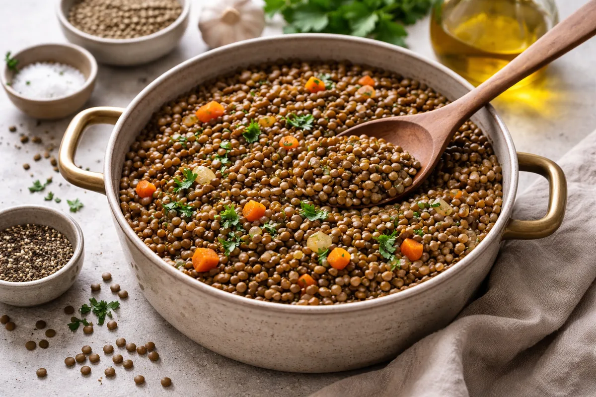 Comment cuisiner des lentilles pour qu'elles soient savoureuses et bien cuites